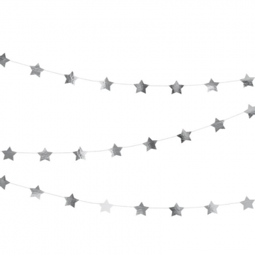 Grinalda de Estrelas Prata