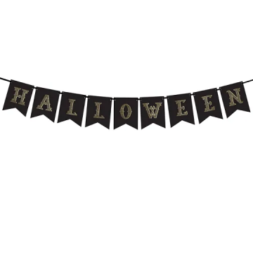 Banner "Halloween" Preto