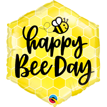 20" Balão Foil "Happy Bee Day"