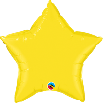 20" Balão Foil Estrela Amarela