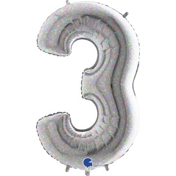 40" Balão Foil Nº 3...