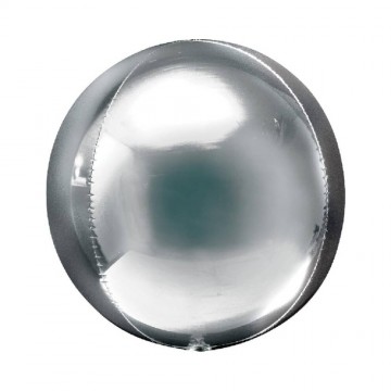 Balão Foil Orbz Prata