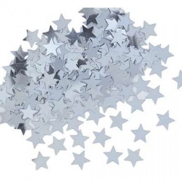 Confettis Estrelas Prata