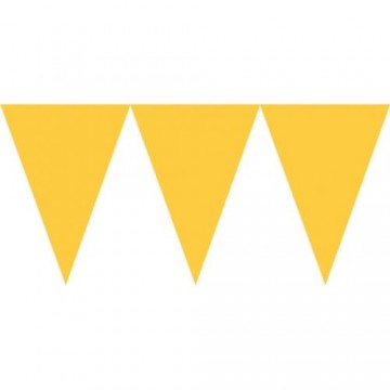 Bandeirola Triangular Amarela