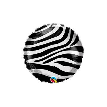 18" Balão Foil Riscas Zebra