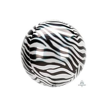 Balão Foil Orbz Padrão Zebra