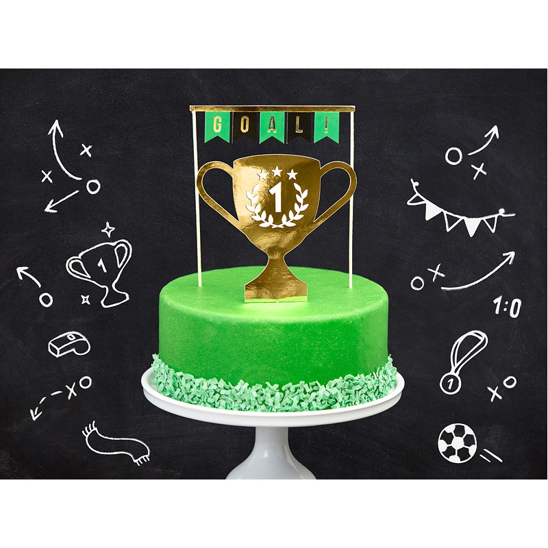 Topper De Bolo De Futebol Para Crianças, Decores De Bolo De