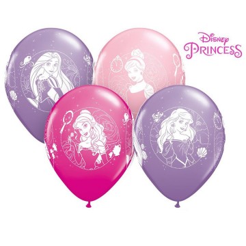 12" Balões Látex Princesas