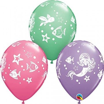11" Balões de Látex Sereias