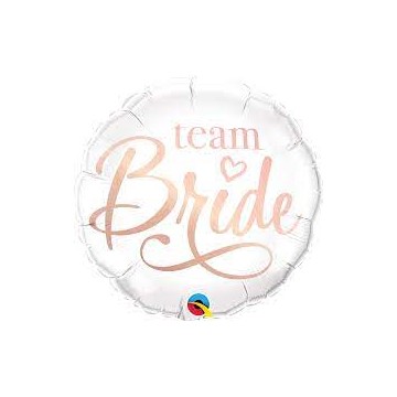 18" Balão Foil "Team Bride"...