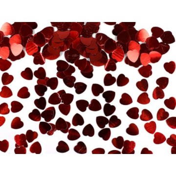Confettis Corações Vermelhos