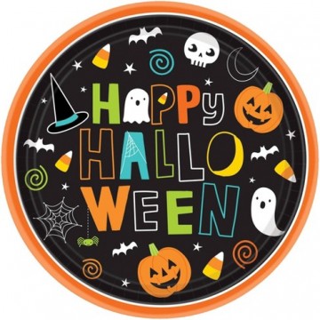 Pratos Halloween Friends