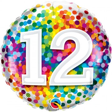 18" Balão Foil N.º 12...