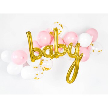Balão Foil "Baby" Dourado