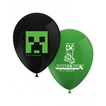 11" Balões de Látex Minecraft