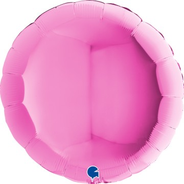 36" Balão Foil Redondo Fucshia