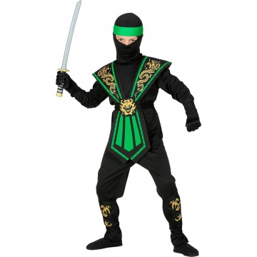 Disfarce Ninja Verde  4-5 Anos