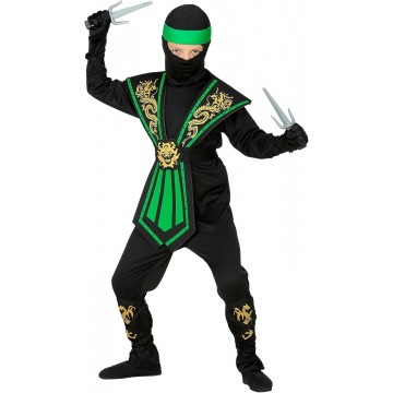 Disfarce Ninja Verde  5-7 Anos