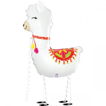 Balão Foil Airwalker Lama...