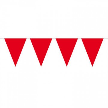 Bandeirola Triangular Vermelha