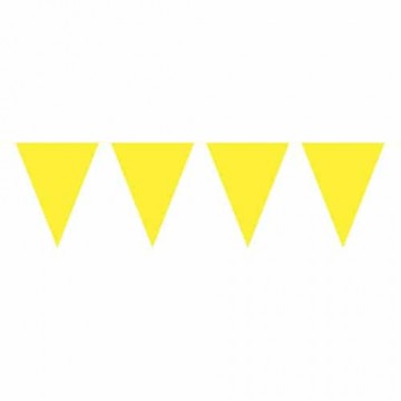 Bandeirola Triangular Amarela