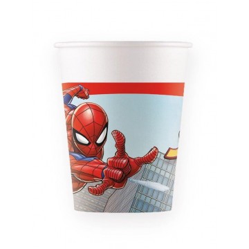 Copos Homem Aranha "Crime...