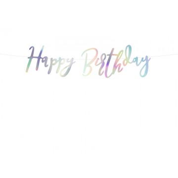Bandeirola "Happy Birthday"...