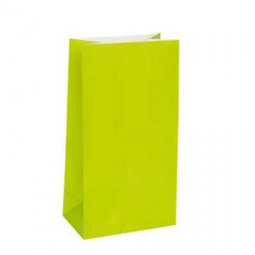 Sacos de Papel Verde Lima