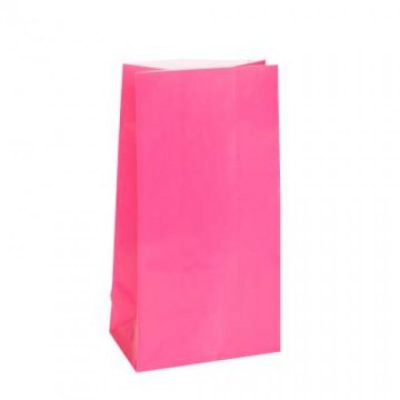 Sacos de Papel Rosa Fuschia
