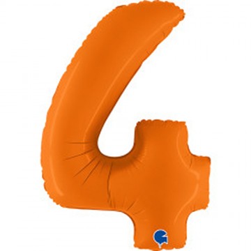 40" Balão Foil N.º 4 Laranja