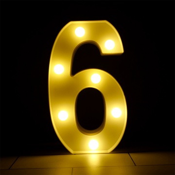 Número 6 Luminoso