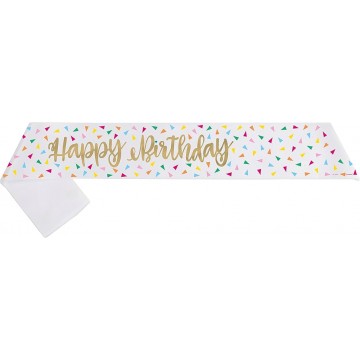 Faixa "Happy Birthday" 