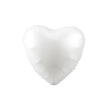 18" Balão Foil Coração Branco