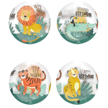 Balão Foil Orbz "Get Wild" 