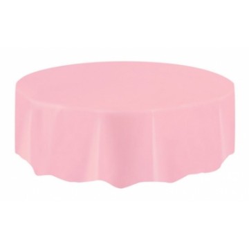 Toalha de Mesa Redonda Rosa...