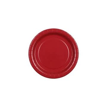 Pratos Peq. Vermelho Escuro