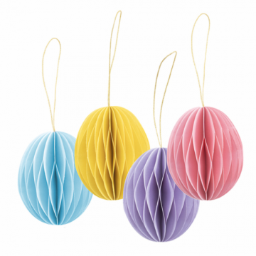 4 Decorações Pendentes Ovos...