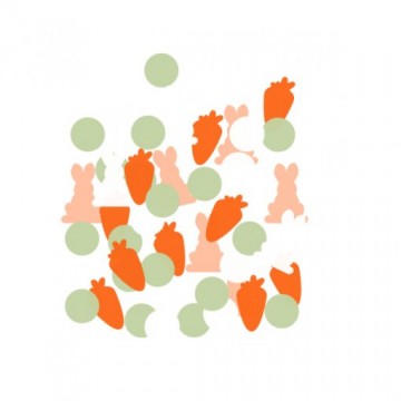 Decoração Confetti de Páscoa