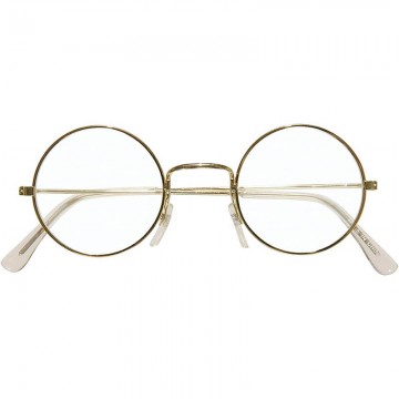 Óculos Dourados com Lentes