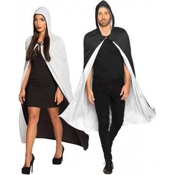 Capa Reversível Preto e...