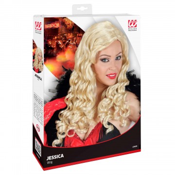 Peruca Loura Encaracolada