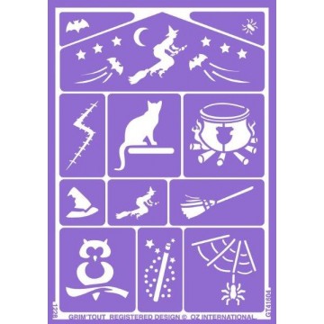 Stencil para Maquilhagem -...