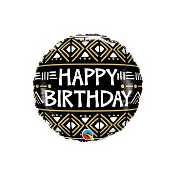 18" Balão Foil "Mud Cloth"...