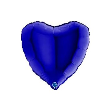18" Balão Foil Coração Azul...