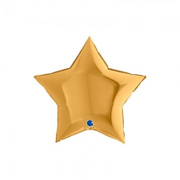 36" Balão Foil Estrela Dourada