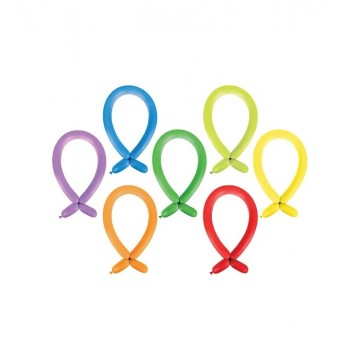 100 Balões Modelar Carnival