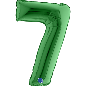 14" Balão Foil N.º 7 Verde