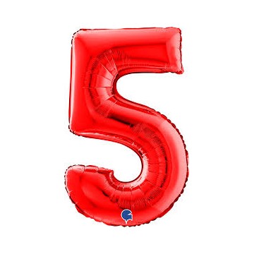 14" Balão Foil Número 5...