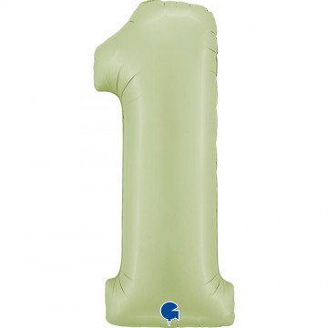 26" Balão Foil N.º 1 Verde...