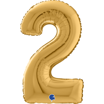 26" Balão Foil N.º 2 Dourado